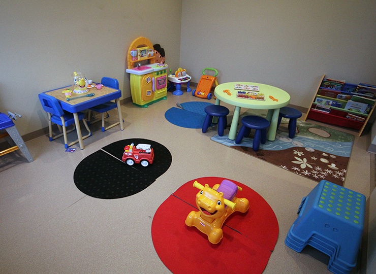 Abington Kid waiting area